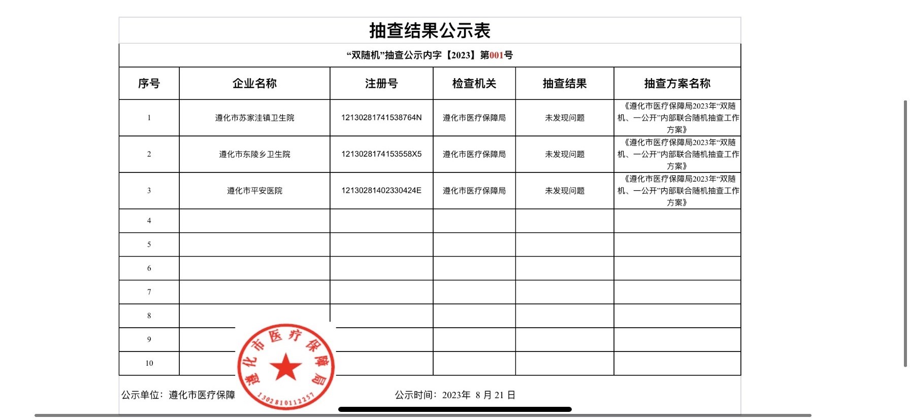 2023双随机检查结果公示.jpg
